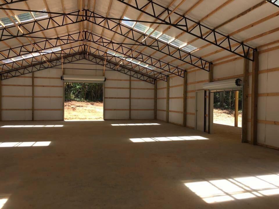 Completed metal building – KS Pole Barns and Roofs Tuscaloosa AL
