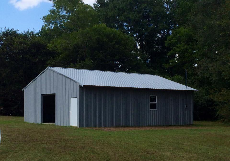 Completed pole barn Tuscaloosa AL